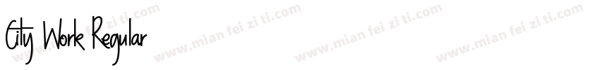 City Work Regular字体转换